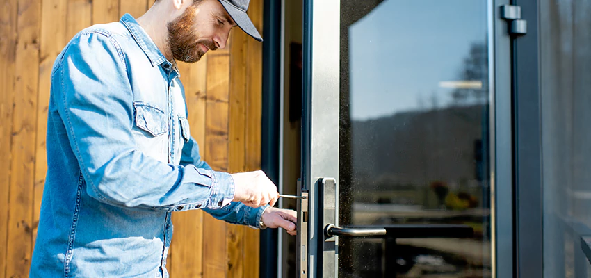 Frameless Glass Storefront Door Locks Replacement in Rolling Meadows, IL